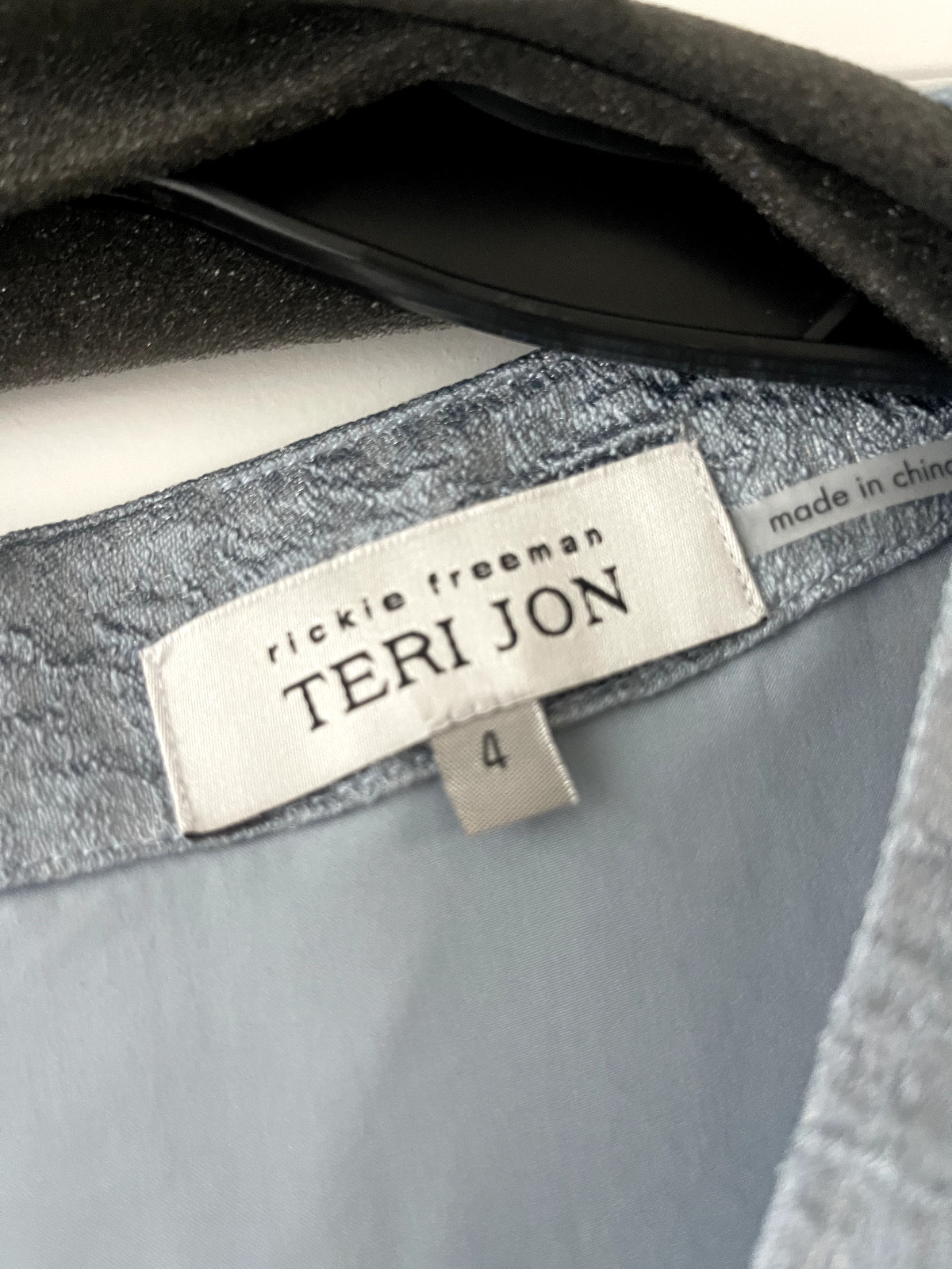 Teri Jon by Rickie Freeman: Elegant Dress with Accent Beads, Size 4, New!