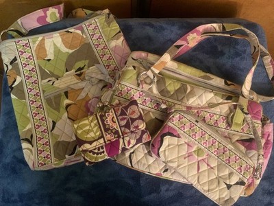 Vera Bradley Portobello Road lot w/ Carnaby Trifold Wallet (good condition)