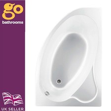 Corner Bath Acrylic Right Hand 150 Offset Corner Bathtub & Front Panel 1500x1000