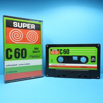   1x SUPER High Quality C60 * IEC I Type 1 * Cassette Kassette кассета * 1978