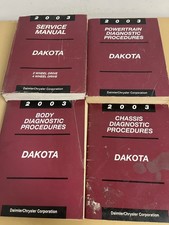 2003 Dodge Dakota Factory Service Manual Set W Diagnostic Procedures