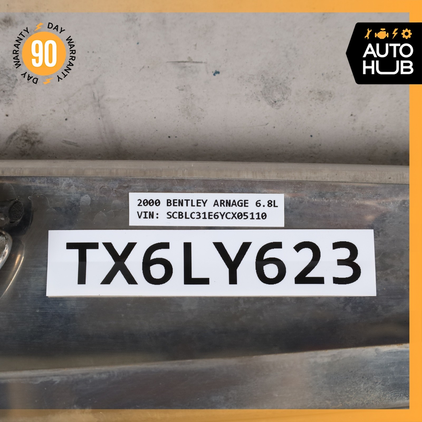 Bentley Arnage 1999-2009 Rear Bumper moldings Set
