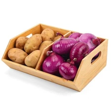 Pantry Organizers and Storage Wooden Organizer Stackable Storage Pantry