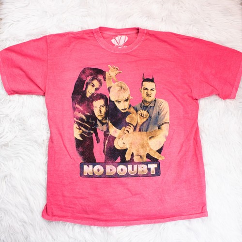Neu ohne Etikett No Doubt Gwen Stefani lizenziertes Band-T-Shirt Merch Rundhalsausschnitt T-Shirt Large XL - Bild 1 von 4