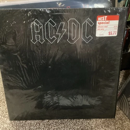 AC/DC "Back In Black" LP Original 1980 Atlantic Masterdisk RL Vinyl NM SD 16018