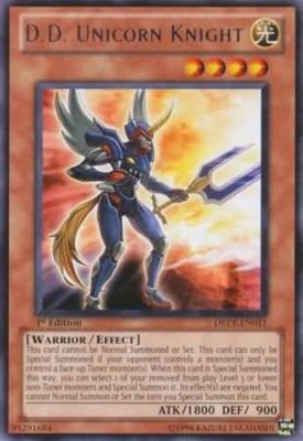 3 x D.D. Unicorn Knight - DREV-EN011 - Rare - Unlimited Edition Near Mint, Engli