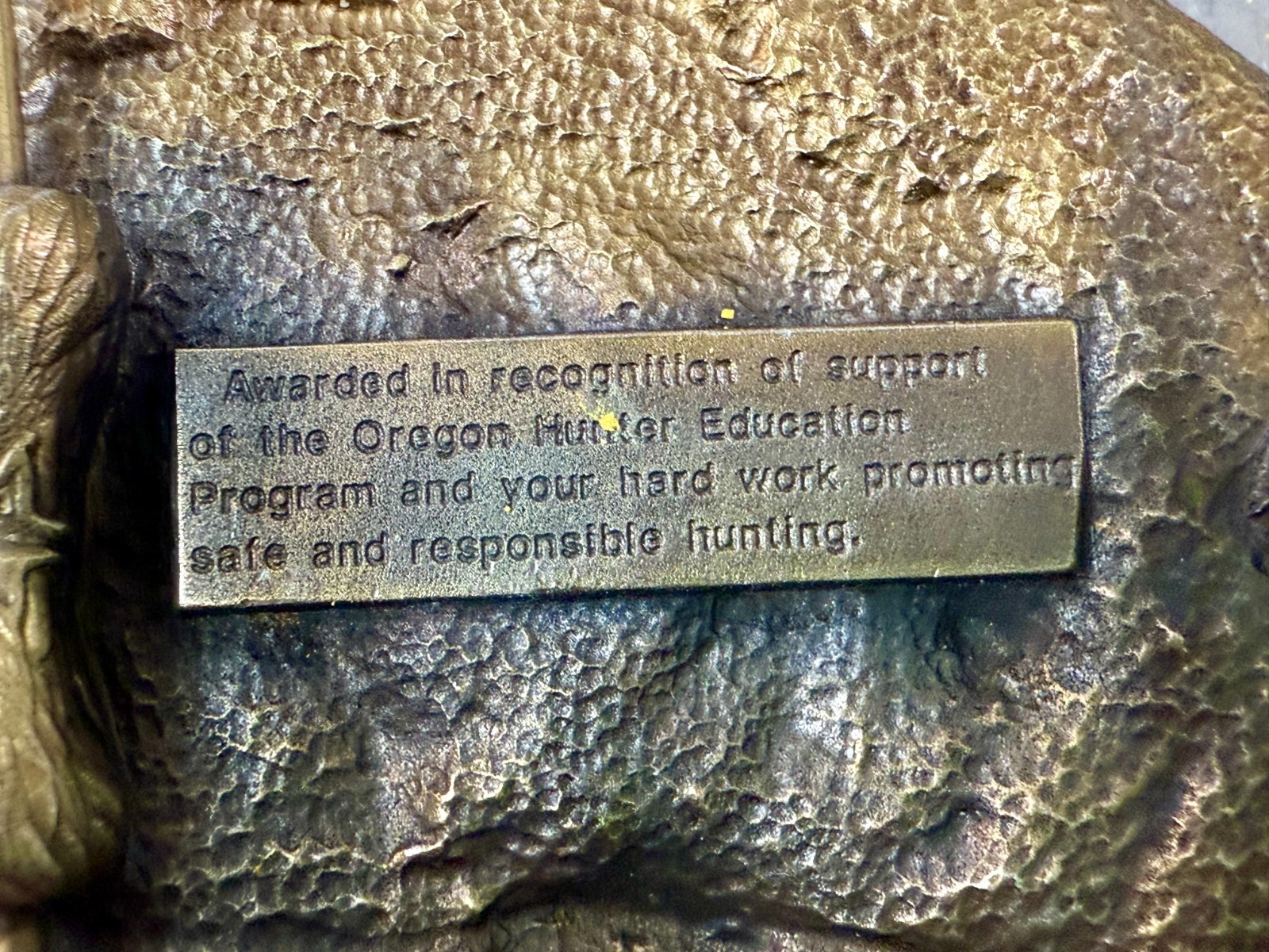 Oregon Hunter Education Program Bronze Award Vint… - image 9