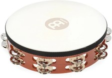 Meinl Percussion Traditional Wood Handheld Tambourine - Antique Brown