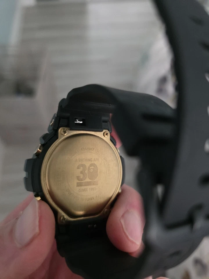 A BATHING APE x G-SHOCK GM-6900 CASIO 30 Aniversario MODELO EXCLUSIVO de JP Foto 2 de 4