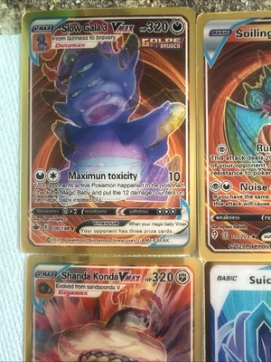 Pokmon 3D Gold Fan Art 4 cards LotNM | eBay Pokmon 3D Gold Fan Art 4 cards LotNM | eBay