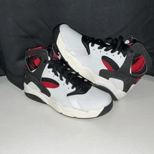 Nike Air Flight Huarache White Photon Dust Gym Red Black FJ3455-001 Men Sz 9