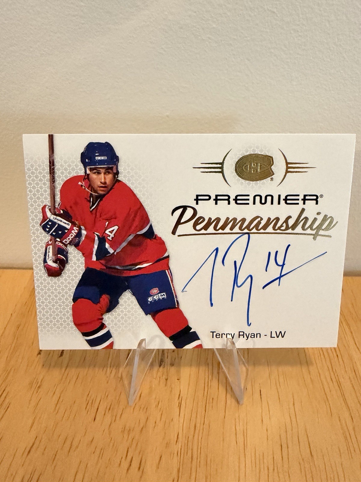 2025-26 UD Premier Penmanship Terry Ryan Auto PEN-TR