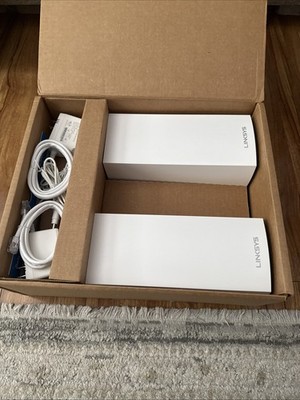 Linksys Velop AX4200 Tri-Band WiFi 6 Intelligent Mesh System - 2 Pack (MX8400)