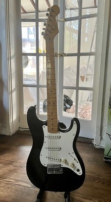 Rare Fender Stratocaster American 1984, 1985 Black and white