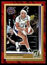 2025-26 Donruss WNBA Red Lava Dearica Hamby 36/399 Los Angeles Sparks #43