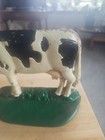 Vtg 3.5 Pound Vintage Cast Iron Cow Door Stop  & Boot Scraper — photo 4