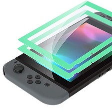 eXtremeRate 2-Pack Border Tempered Glass Screen Protector for Nintendo Switch...