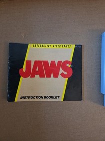Jaws (Nintendo NES, 1987) Game Only | Tested | Authentic
