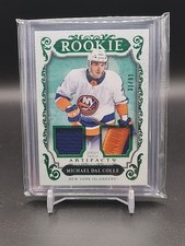 2018 UD Artifacts Rookies Emerald Michael Dal Colle /99 New York Islanders 