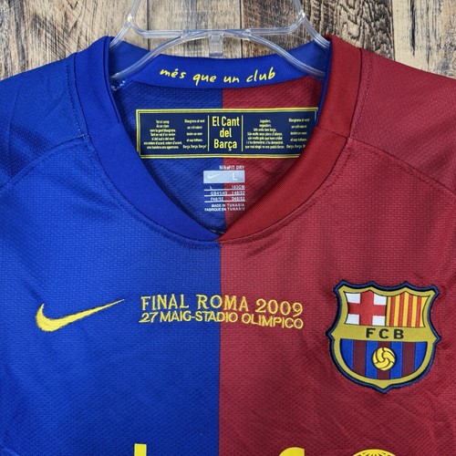 FC Barcelona 2008-09 Home Soccer Jersey HENRY #14 Nike Men’s Sz L - Picture 8 of 11