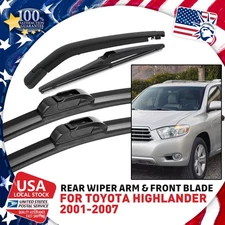 Top Quality Windshield Wiper Blades & Arm J-Hook Wiper Fit For Toyota Highlander