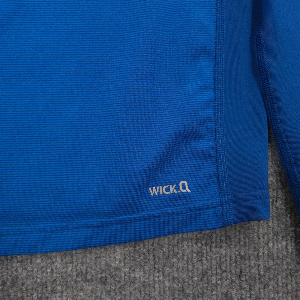 Camisa Mountain Hardwear Butterman Para Hombre Pequeña Azul Mecha Q Performance Manga Larga Foto 4 de 4