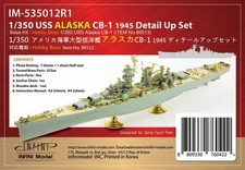 1/350 USS Alaska Cb-1 Detail-up Set (Teak Colour) for Hobby Boss kit #86513