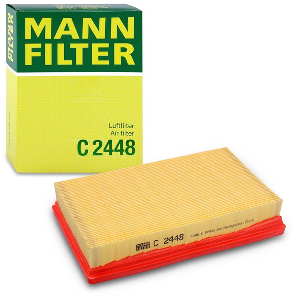 Mann-Filter C 2448 Luftfilter FüR Pkw Und-image