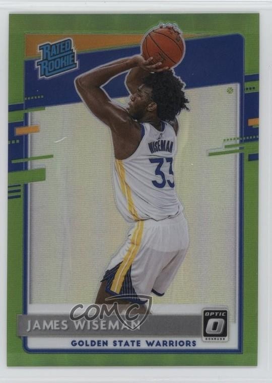 2020 Panini Donruss Optic Rated Rookie Lime Green Prizm /149 James Wiseman 0g65