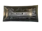 Local 594 UAW General Motors Pontiac MI BENT GLASS ADVERTISING UNION HALL Vtg
