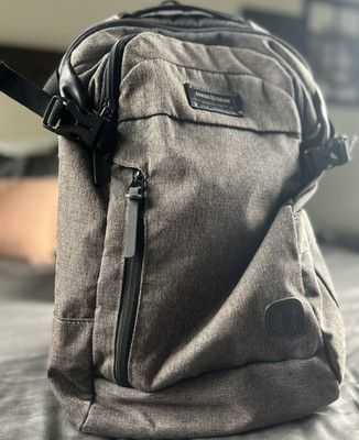 SWISSGEAR Gray Padded Backpack VSC-83 WTRA-14-JH-3106 Solid Laptop Bag