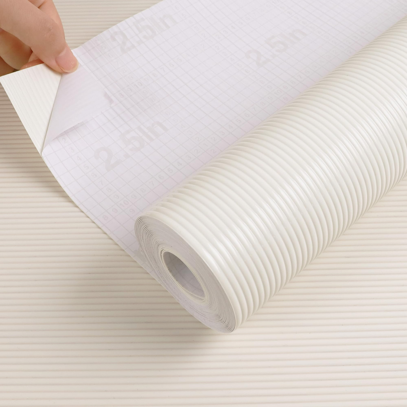 Shelf Liners for Kitchen Cabinets Adhesive - Waterproof Contact Paper Peel