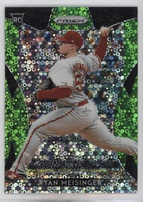 2019 Panini Prizm Tier III Lime Green Donut Circle /199 Ryan Meisinger #221 1d0h
