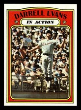 1972 TOPPS #172 DARRELL EVANS BRAVES