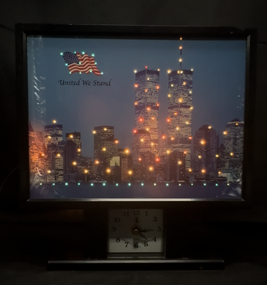 1987年製 WTCツインタワー 電飾パネル Vintage World Trade Center TWIN TOWERS NY CITY Fiber Optic