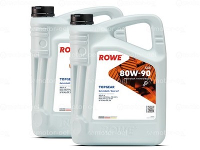 10 Liter (2x5L) ROWE HIGHTEC TOPGEAR SAE 80W-90