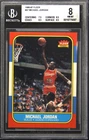 Michael Jordan 1986 Fleer Rookie Card #57 BGS 8 Nice Subgrades