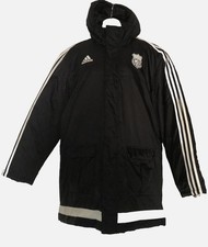 Adidas Men's Black Hooded Puffer Parka Coat Size XL NWOT