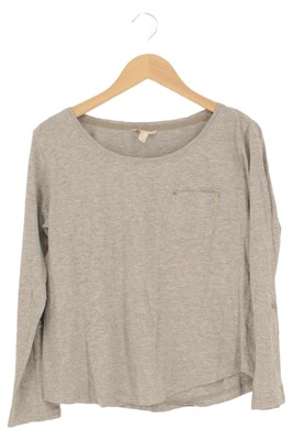 ASOS Maglia a Maniche Lunghe Donna Grigia Basic (IT 38, EU 34