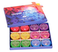 Shower Steamers Aromatherapy 12 Pack Natural Essential Oils Home Spa Shower