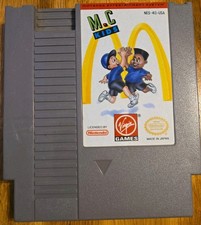 M.C. Kids NES Nintendo Authentic McDonald's Game CLEANED TESTED WITH MANUAL