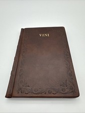 In Vino Veritas Wine Book Wine Tasting Notes Genuine Leather Cover Great Gift!