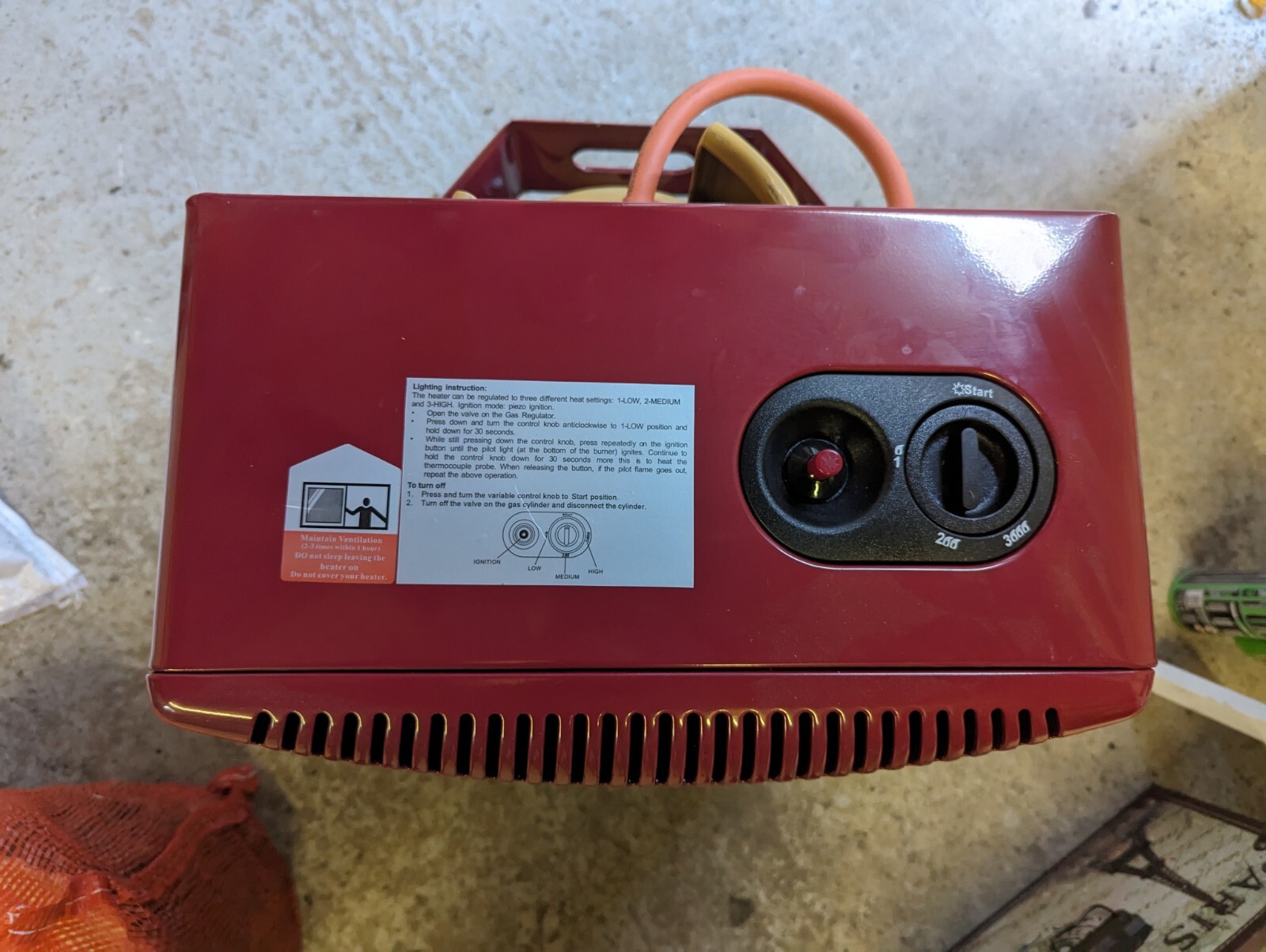 Lifestyle Mini Heatforce 4.2kW Portable Gas Heater RRP £119.99 + FULL