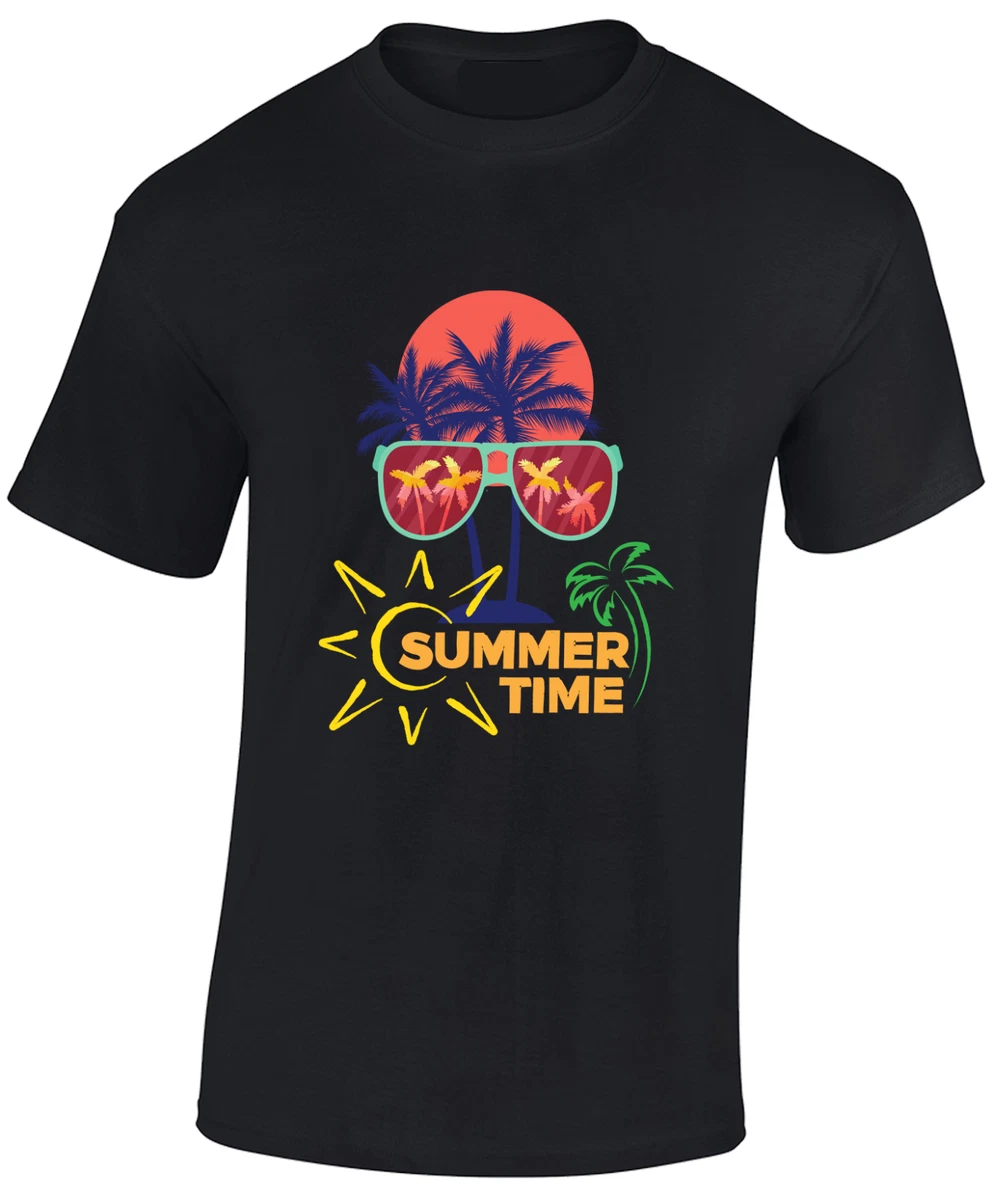 Summer Time Casual Beach Holiday Cool Design New Unisex T