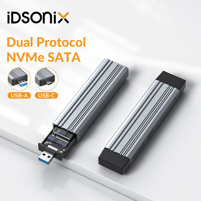M.2 NVMe/NGFF SATA SSD to USB3.1 External SSD Reader Converter Adapter Enclosure