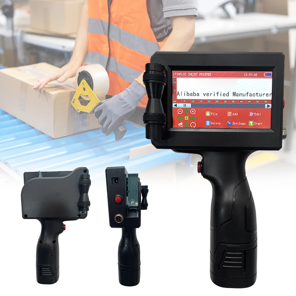 Handheld Inkjet Printer Label Word Date LOGO Barcode QR Portable Coding Machine - Image 4 of 4