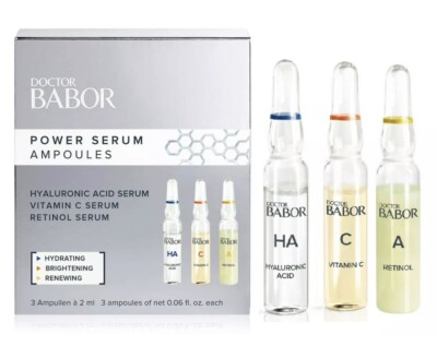 Doctor Babor Power Serum Ampoules (Hyaluronic Acid, Vitamin C, Retinol) 3x .06oz