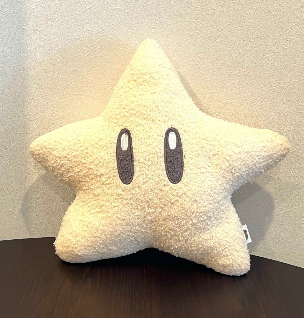 Gelato Pique Super Mario Meets Super Star Cushion Plush Doll