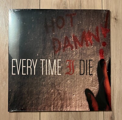 Every Time I Die - Hot Damn! LP Vinyl Apple Red & Black Silver Smash SEALED NEW