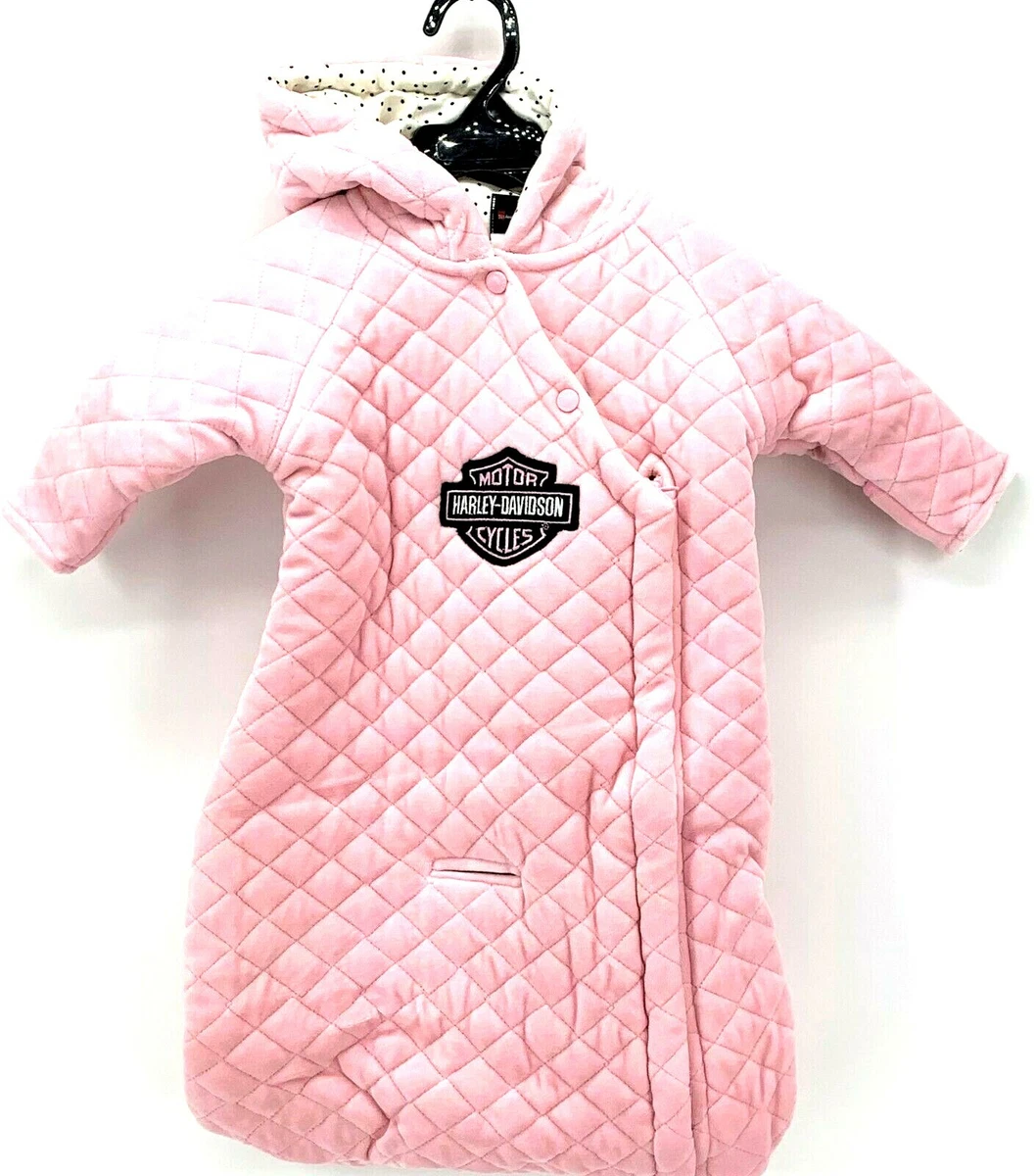 Harley Infant Girls Velour Pram Winter Snowsuit Jacket |